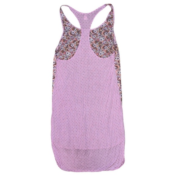 Victoria’s Secret pink brown floral tank dress women’s size medium - Picture 2 of 5